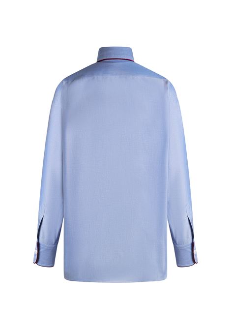 ETRO Camicia Oxford Azzurra Con Pagaso - ETRO
