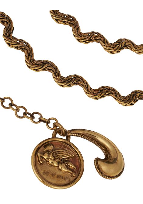 ETRO Collana Lunga Waves Con Charms - ETRO