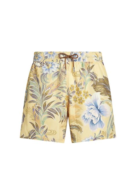 ETRO Costume Da Bagno Giallo Con Stampa - ETRO