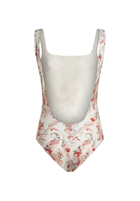 ETRO Costume Intero Paisley Bianco - ETRO