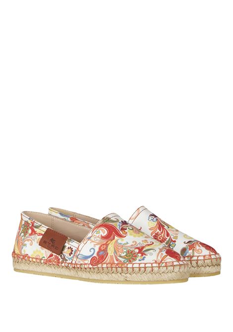 ETRO Espadrillas In Cotone Stampato - ETRO