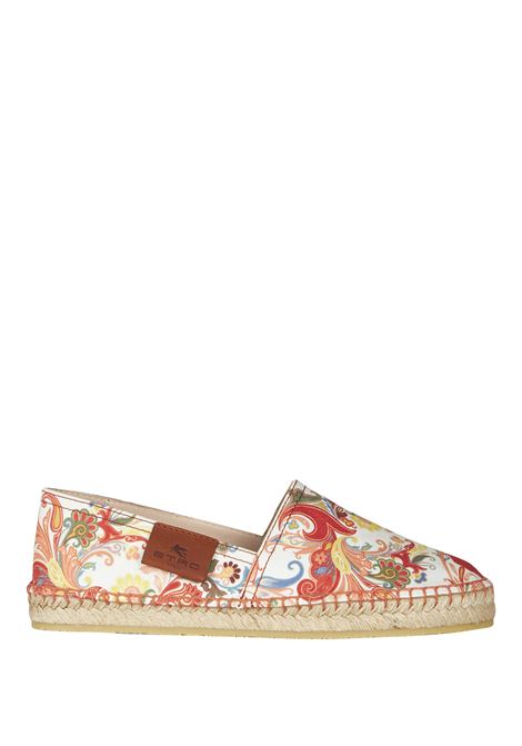 ETRO Espadrillas In Cotone Stampato - ETRO