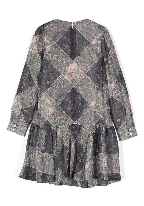 ETRO KIDS Abito Paisley Blu Navy - ETRO KIDS