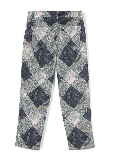 ETRO KIDS Jeans Paisley Blu Navy - ETRO KIDS