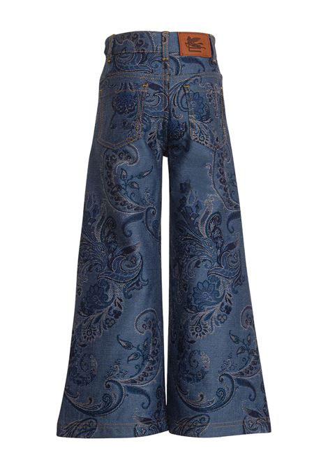 ETRO KIDS Jeans Svasati Paisley Blu Navy - ETRO KIDS