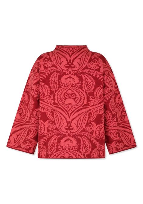 ETRO KIDS Poncho Paisley Rosso - ETRO KIDS