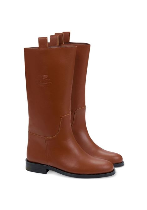 ETRO KIDS Stivali Pegaso Marroni - ETRO KIDS