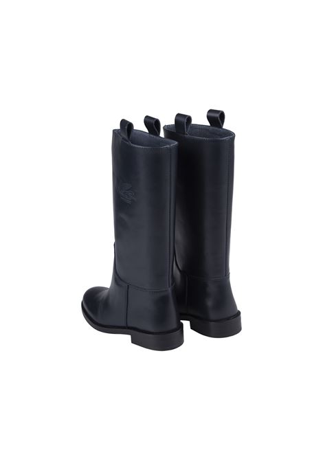 ETRO KIDS Stivali Pegaso Neri - ETRO KIDS