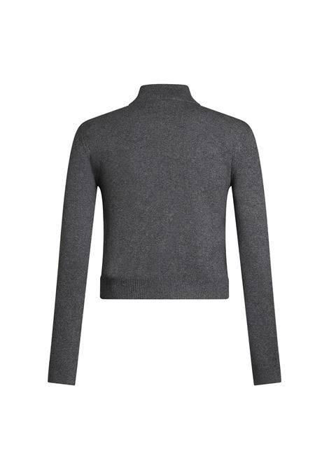 ETRO Maglia Verde Scuro Con Stampa Paisley - ETRO