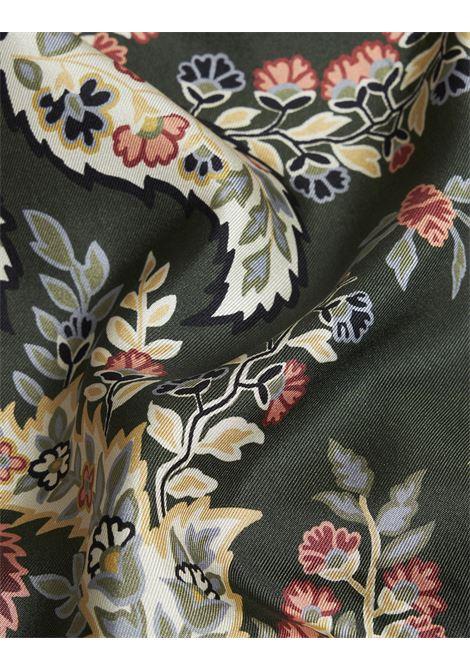 ETRO Maglia Verde Scuro Con Stampa Paisley - ETRO