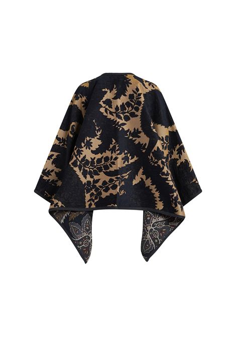 ETRO Mantella Reversibile In Jacquard Blu - ETRO