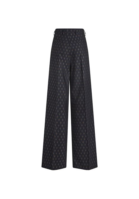 ETRO Pantaloni Jacquard Blu - ETRO