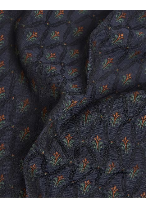 ETRO Pantaloni Jacquard Blu - ETRO