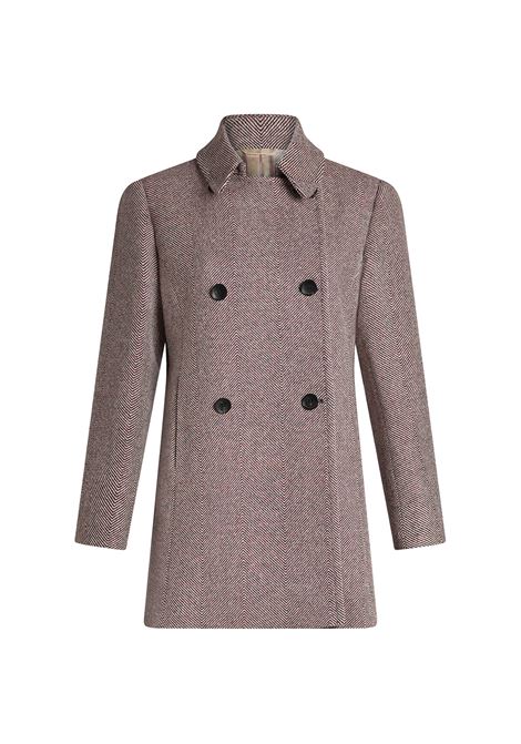 ETRO Peacoat In Tweed Di Lana Rosa - ETRO