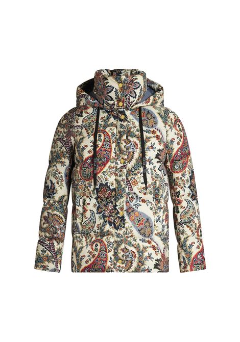 ETRO Piumino In Nylon Beige Stampato - ETRO