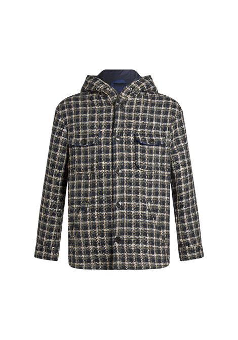 ETRO Sovracamicia In Jacquard Blu Navy - ETRO