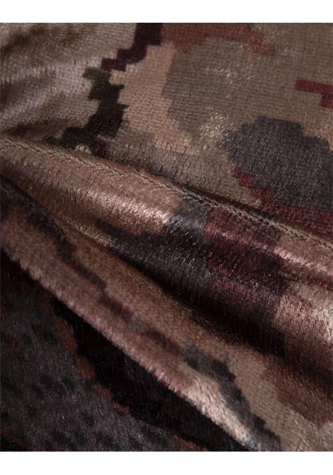 ETRO Top In Ciniglia Stampata Grigio - ETRO