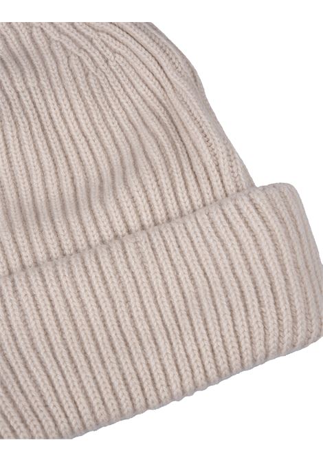 FEDELI Berretto In Cashmere A Coste Gold - FEDELI