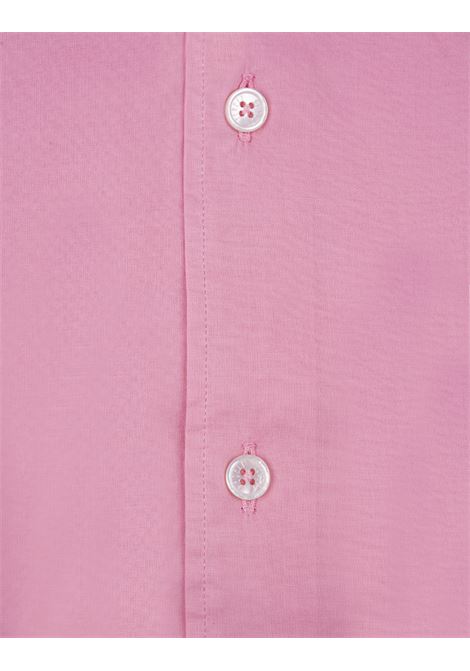 FEDELI Camicia Classica In Popeline Rosa - FEDELI