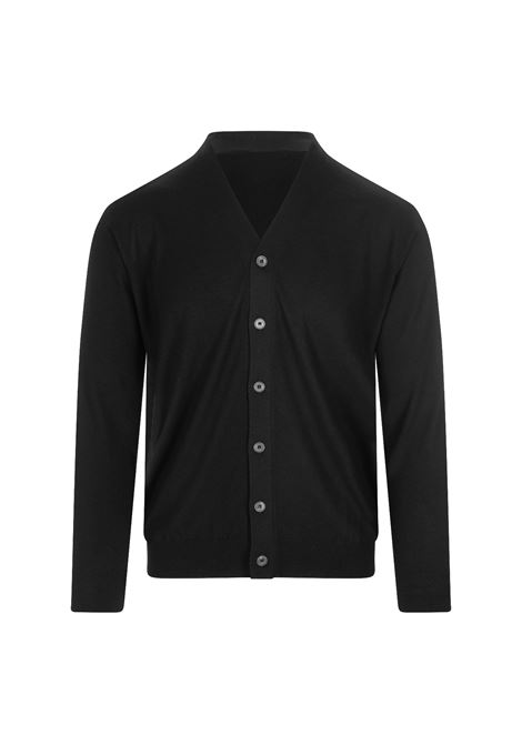 FEDELI Cardigan ML Lana 140 Nero - FEDELI