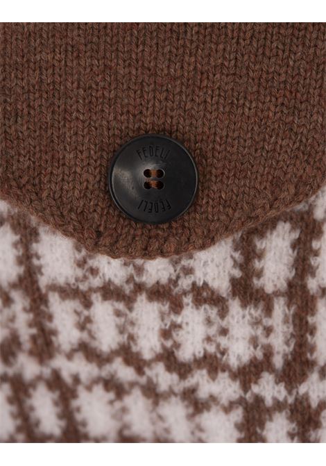 FEDELI Giacca Emerenth In Tweed Marrone - FEDELI