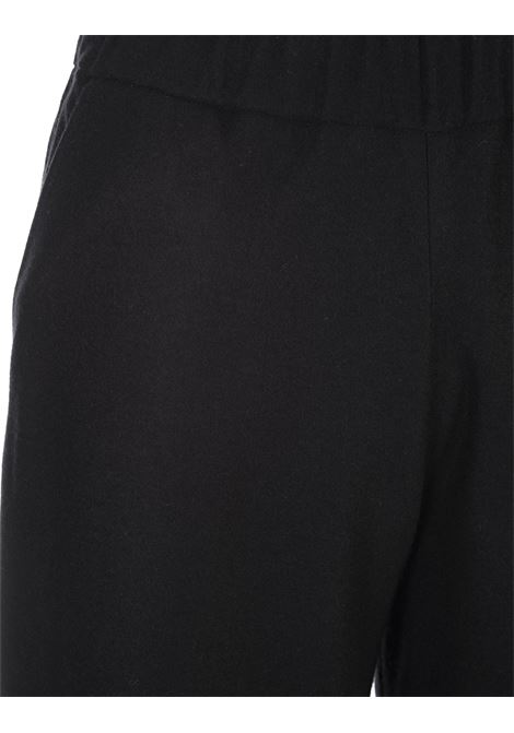 FEDELI Pantaloni Ampi In Cashmere Nero - FEDELI