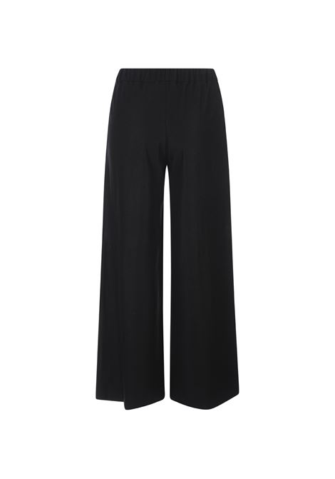 FEDELI Pantaloni Ampi In Cashmere Nero - FEDELI