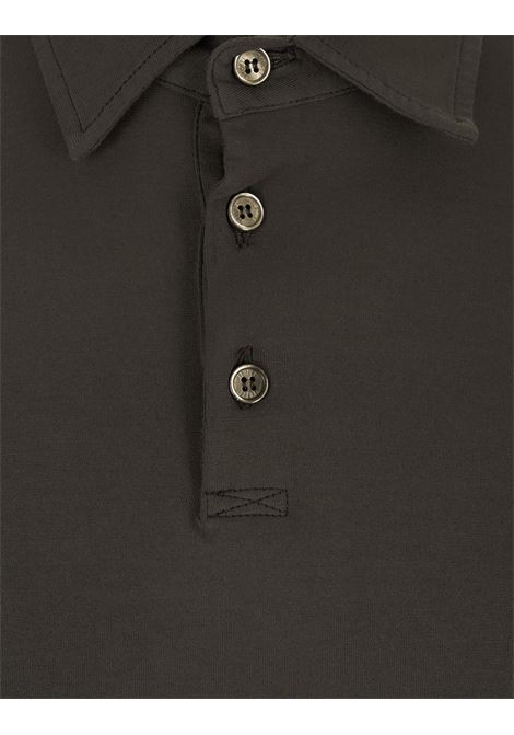 FEDELI Polo A Maniche Lunghe Verde Militare - FEDELI
