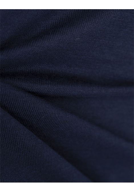 FEDELI Pullover Arg. In Cashmere E Seta Blu - FEDELI