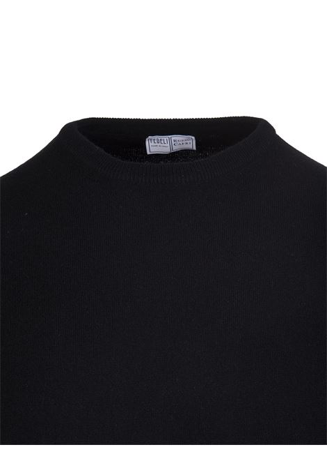 FEDELI Pullover Arg Vintage Nero Uomo - FEDELI