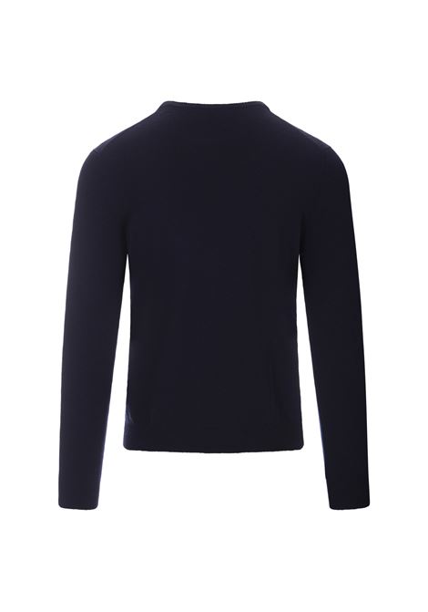 FEDELI Pullover In Baby Cashmere Blu Scuro - FEDELI