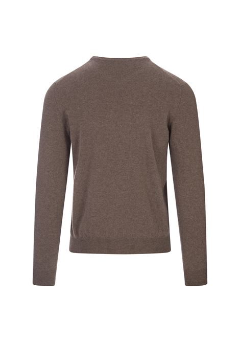 FEDELI Pullover In Baby Cashmere Marrone - FEDELI