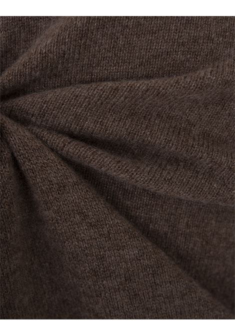 FEDELI Pullover In Baby Cashmere Marrone - FEDELI