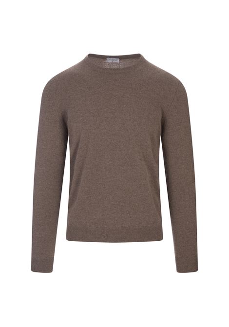 FEDELI Pullover In Baby Cashmere Marrone - FEDELI