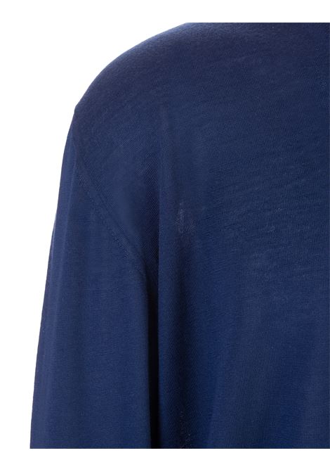 FEDELI Pullover Millionaire In Cashmere Blu - FEDELI