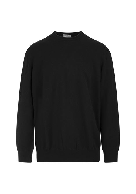 FEDELI Pullover Slim Fit In Cashmere Nero - FEDELI
