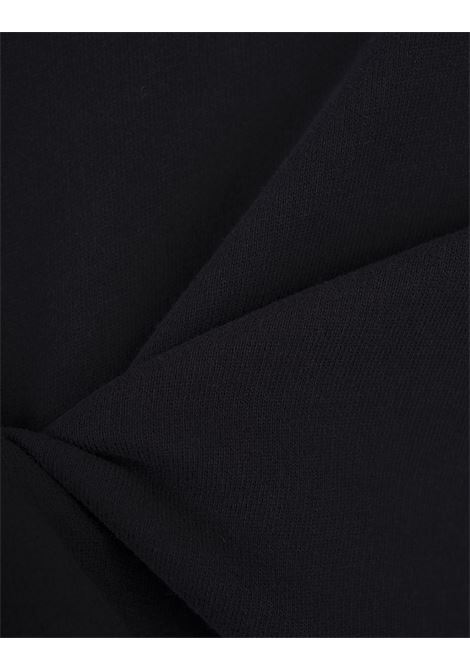 STONE ISLAND Felpa A Girocollo In Cotone Garzato Blu Navy - STONE ISLAND