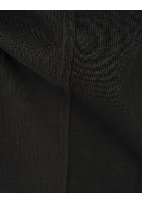 STONE ISLAND Felpa A Girocollo In Cotone Garzato Grigio Piombo - STONE ISLAND