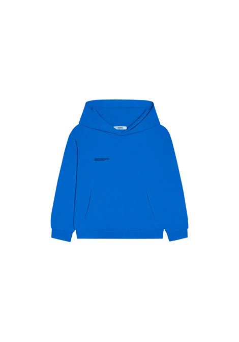 PANGAIA KIDS Felpa Con Cappuccio 365 Blu Cobalto - PANGAIA KIDS