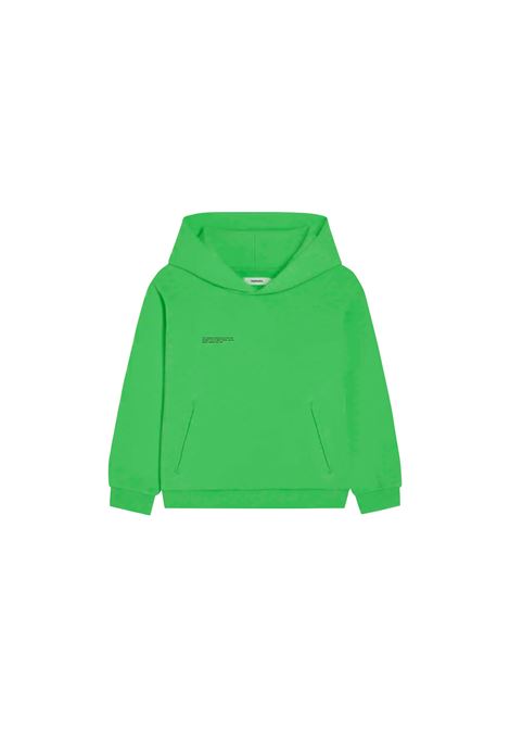 PANGAIA KIDS Felpa Con Cappuccio 365 Verde - PANGAIA KIDS