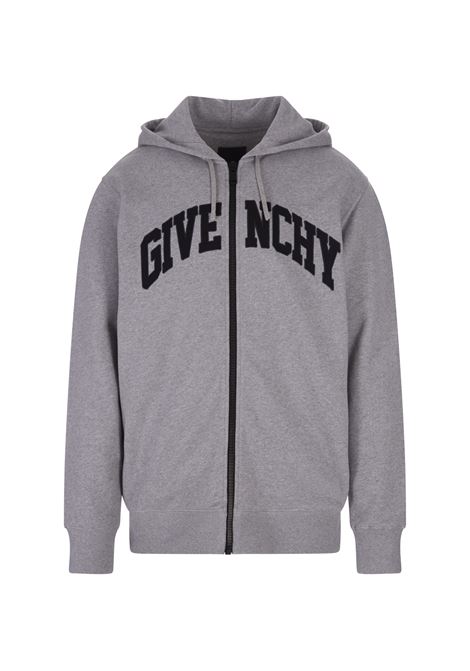 GIVENCHY Felpa Con Cappuccio GIVENCHY College Grigia - GIVENCHY