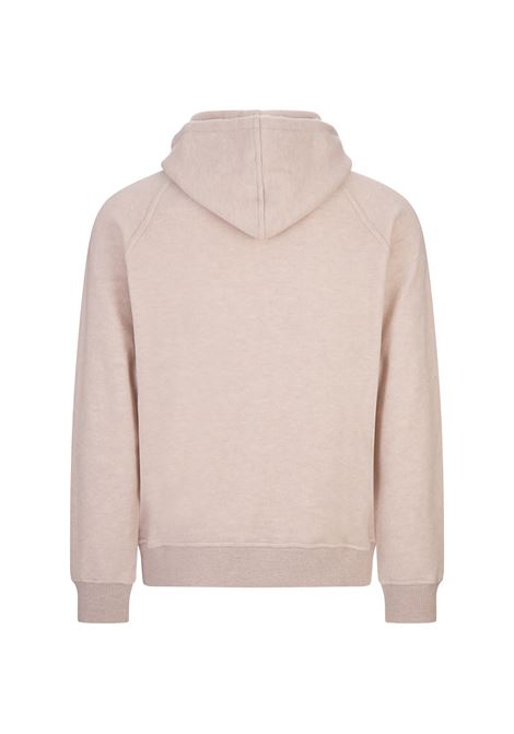 ETRO Felpa Con Cappuccio In Misto Lana Beige Con Logo - ETRO