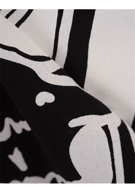 PHILIPP PLEIN Felpa Con Cappuccio Nera - PHILIPP PLEIN