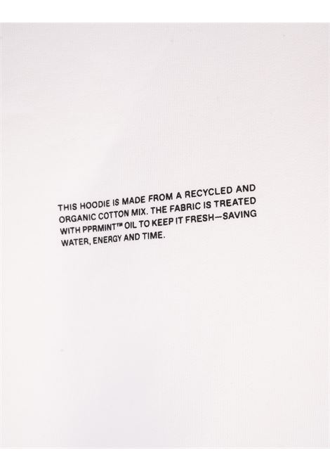 PANGAIA Felpa Con Cappuccio Signature Core Bianca Unisex - PANGAIA