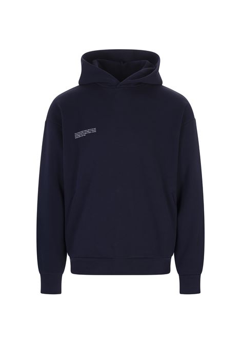 PANGAIA Felpa Con Cappuccio Signature Core Blu Navy Unisex - PANGAIA