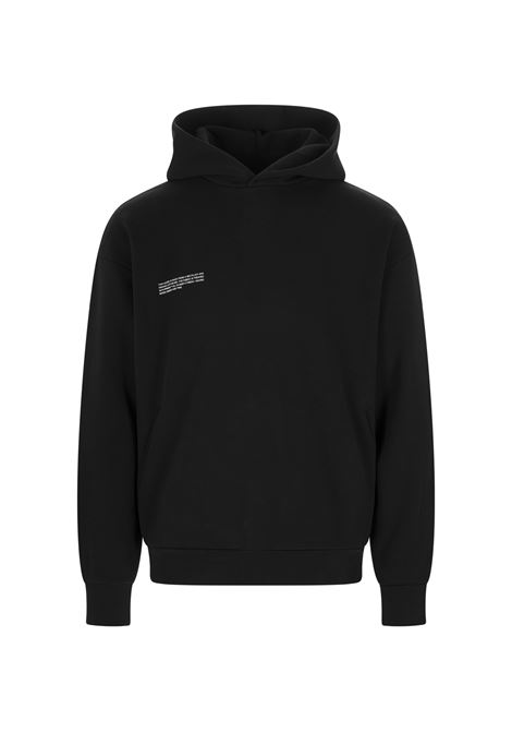 PANGAIA Felpa Con Cappuccio Signature Core Nera Unisex - PANGAIA