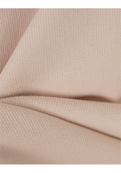 BARROW Felpa Con Cappuccio Tortora Con Stampa Logo - BARROW