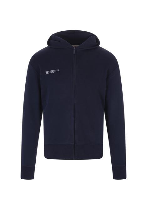 PANGAIA Felpa Con Zip e Cappuccio 365 Blu Navy Unisex - PANGAIA