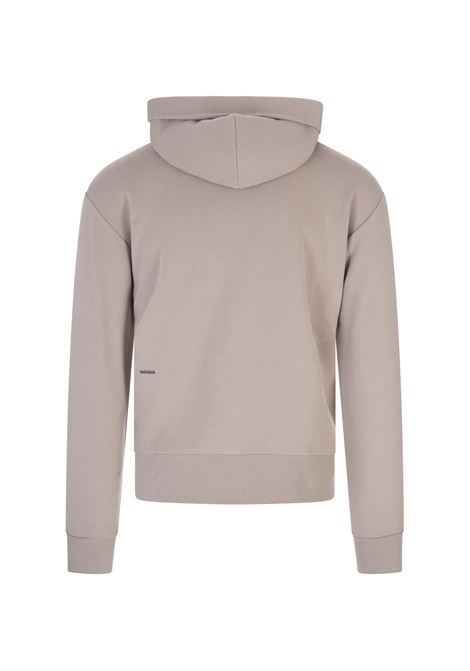 PANGAIA Felpa Con Zip E Cappuccio 365 Pietra Unisex - PANGAIA