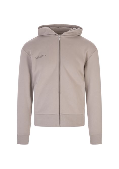 PANGAIA Felpa Con Zip e Cappuccio 365 Pietra Unisex - PANGAIA
